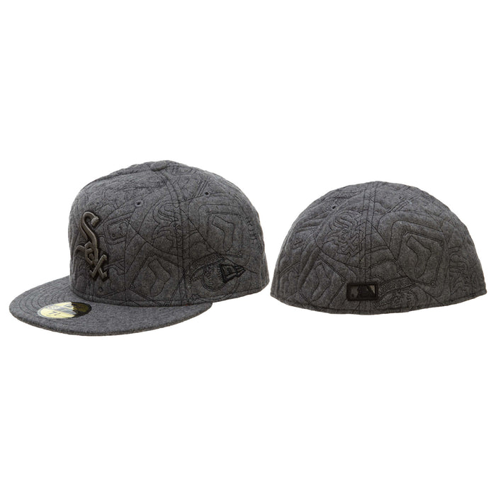 New Era Chicago White Sox Fitted Hat Mens Style : Hat343