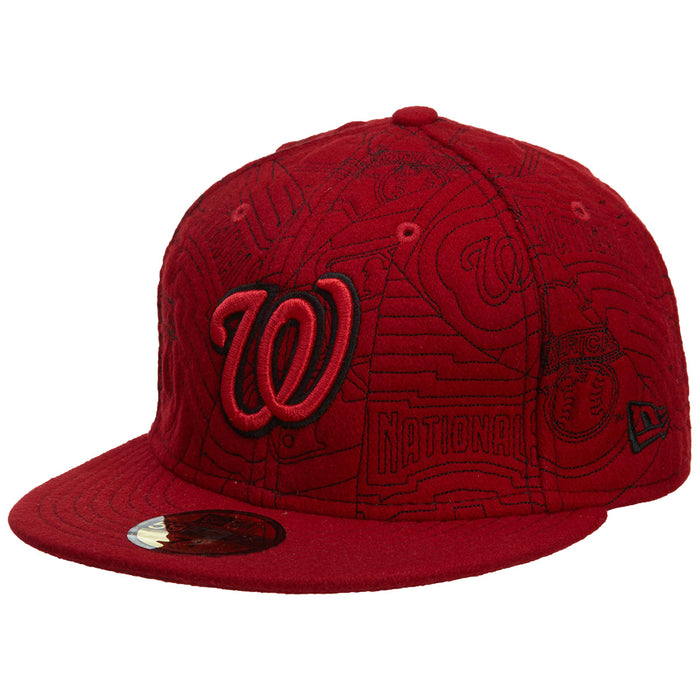 New Era Washington Nationals Fitted Hat Mens Style : Hat610