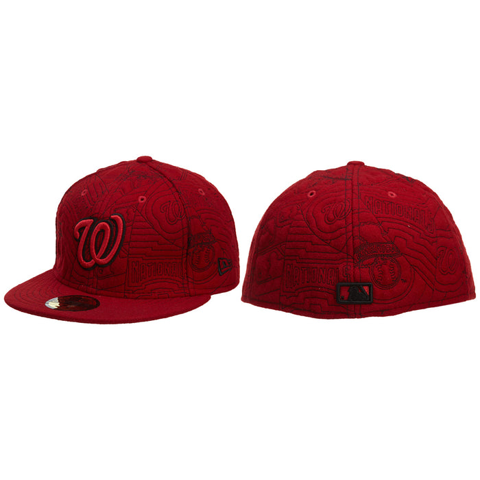 New Era Washington Nationals Fitted Hat Mens Style : Hat610