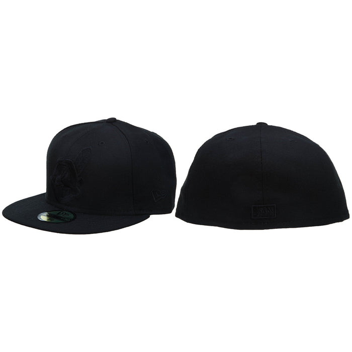 New Era Cleveland Indians Fitted Hat Mens Style : Hat689