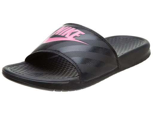 Nike Benassi JDI Black Pink  Womens Style :343881