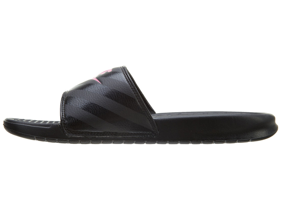 Nike Benassi JDI Black Pink  Womens Style :343881