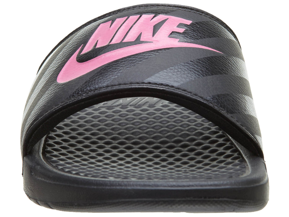 Nike Benassi JDI Black Pink  Womens Style :343881