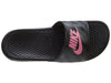 Nike Benassi JDI Black Pink  Womens Style :343881