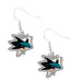 Nhl San Jose Sharks Earrings Unisex Style : 7193-21