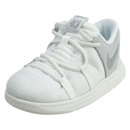 Nike KD X 10 Chrome White Pure Platinum Unisex Style :918363