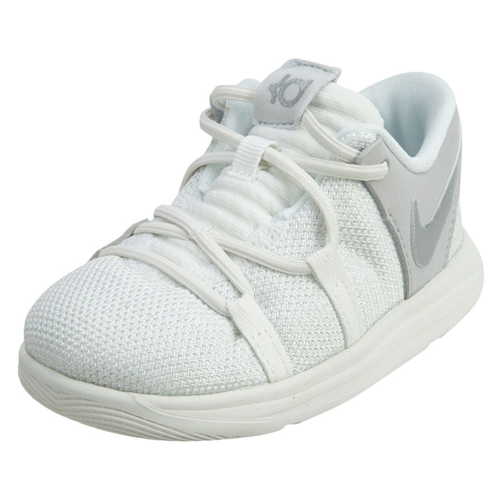 Nike KD X 10 Chrome White Pure Platinum Unisex Style :918363