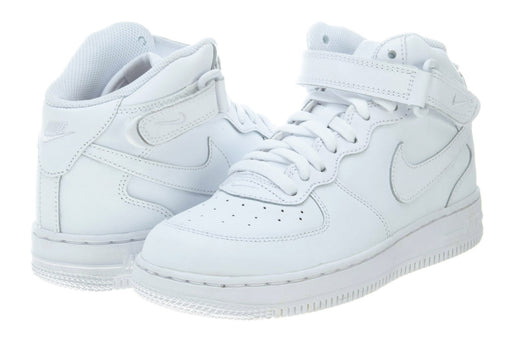 Nike Air Force 1 Mid PS Shoes Retro High Top Trainers White Boys / Girls Style :314196